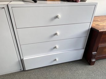 White 4 Drawer Dresser #2