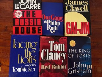 Crime , Mystery, ALL First Editions ~ Phillip Roth, LeCarre, Grisham, Clancy, Wicker, CLAVELL
