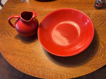 TAG Pitcher And Large Serving Bowl