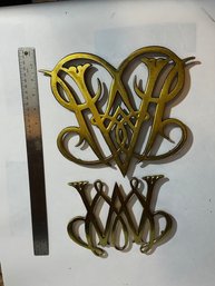 Set Of Williamsburgh Virginia Metal Craft Brass Trivets