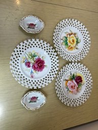 A Group Of Porcelain Plates