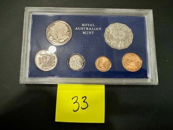 Royal Australian Mint Set In Case  (33)