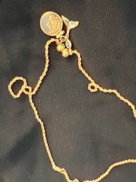 14k Rope Chain With Various Charms
