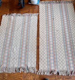 Pair Of Woven Rugs