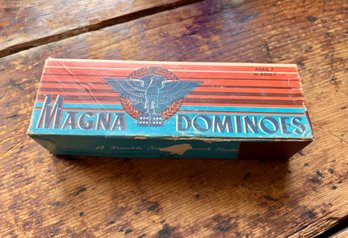 Vintage Set Of Magna Dominoes In Original Box