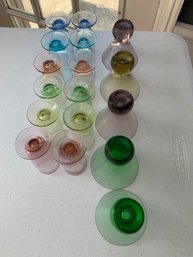 MCM Multi Color Glasses Parfait And Fruit Cup