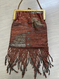 Antique Early 20th Century Beaded Bag