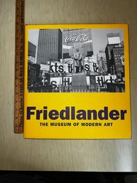 Friedlander The Museum Of Modern Art Hard Covered Book
