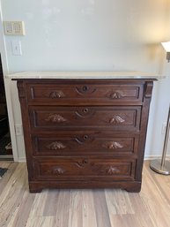 Marble Topped Victorian Dresser Very Good Condition