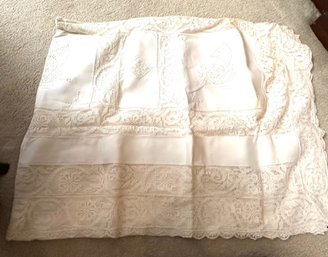 Epic Lace And Sheer Table Cloth