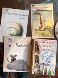 Group Of 4 Children's Books Leo Lionni, Roald Dahl, And The Velveteen Rabbit!