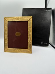 Stunning Elias Art Metal 8 X 10 Frame 16kt Gold Over Pewter