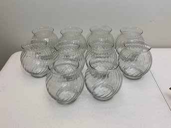 10 Glass Votive Holders