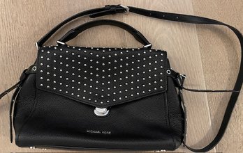 Michael Kors Bristol Black And Stud Handbag Like NEW