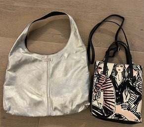 Black And White A Pair Of Shoulder Bags! One By IZAK