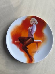 Marilyn Monroe Limited Edition Plate 'My Heart Belongs To Daddy'