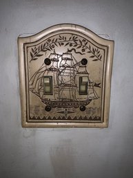 Double Light Switch Plate Ship