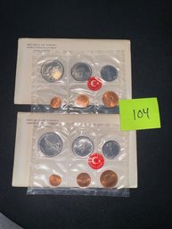 Republic Of Turkey Mint Coin Sets  (104)