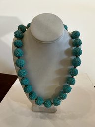 Fabulous Vintage Turquoise Beaded Necklace