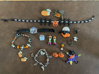 A Jewelry Bag Full Of Halloween Goodies!
