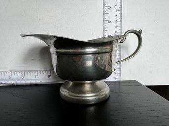 Pewter Creamer By United States Silver Cup