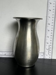 A Pewter Tulip Vase Marked Woodbury Pewterers 76' Tall