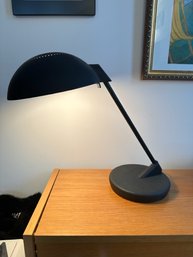 Lightolier Saucer Desk Lamp Matte Black