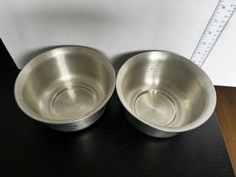 A Pair Of Woodbury Pewter Nut Bowls