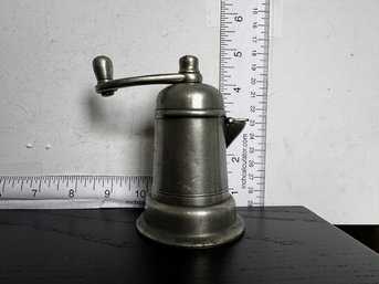 A Rare Pewter Pepper Mill By Royal Pewter