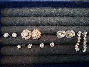 Swarovski Crystal Earrings 6 Pairs