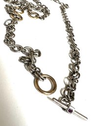 ELLE Silver Necklace With Lovely Chain Details