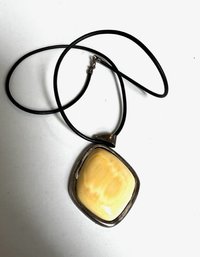 Petrified Wood? Pendent Marked FROM 925