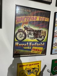 Meteor 700 Royal Enfield 1953 Poster