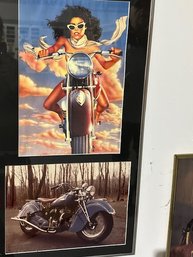 Poster Of Owners Motorcycle Used Phot Of Bike