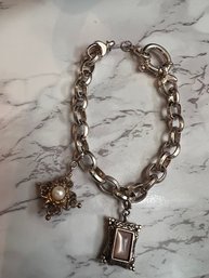 Exceptional Charm Bracelet Made In Italy 925
