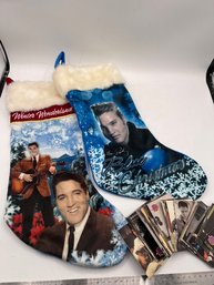 Elvis Presley Christmas Stockings And TRADING CARDS!