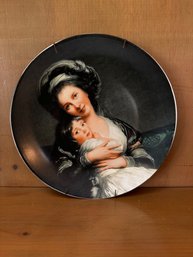 Mother And Child Plate By Vigee Le Brun 9' Louvre Museum  Beddgelert Snowdonia