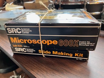 SRC Microscope 600x And Slide Making Kit