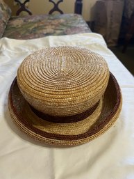 Woven Small Brim Hat By Liz Claiburn
