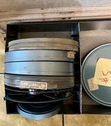 8mm Movie Reels And Cases