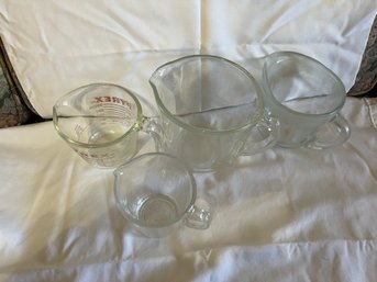 4 Pyrex Measuring Cups EtcGlassware