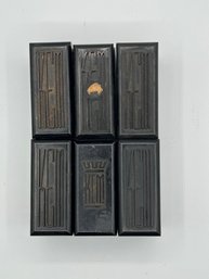 6 Bakelite Boxes Of Playing Cards