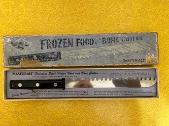Master- All Vintage Original Boxed Frozen Food Knife
