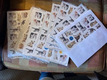 Large Lot Of Cat/Kitten Stickers 20 Pages