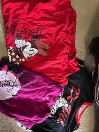 Minnie, Deville And 3 Sleep Shirts XL