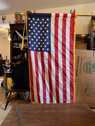 Standing American Flag 3 Ft X 5 Ft With Base