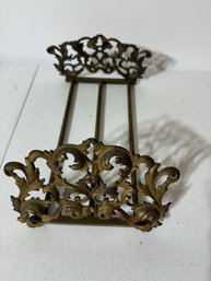 Vintage Brass Expandable Book Holder 12-22'