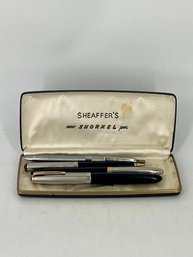 A Group Of 4 Vintage Pens ~ Fountain Schaffer Pen, Auditors Point, 2 Parker,