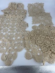 A Wonderful Group Of Crocheted Doilies