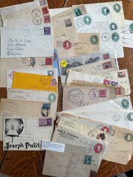 Large Group Of Various Early 20th Century Stamps Including  Correspondence